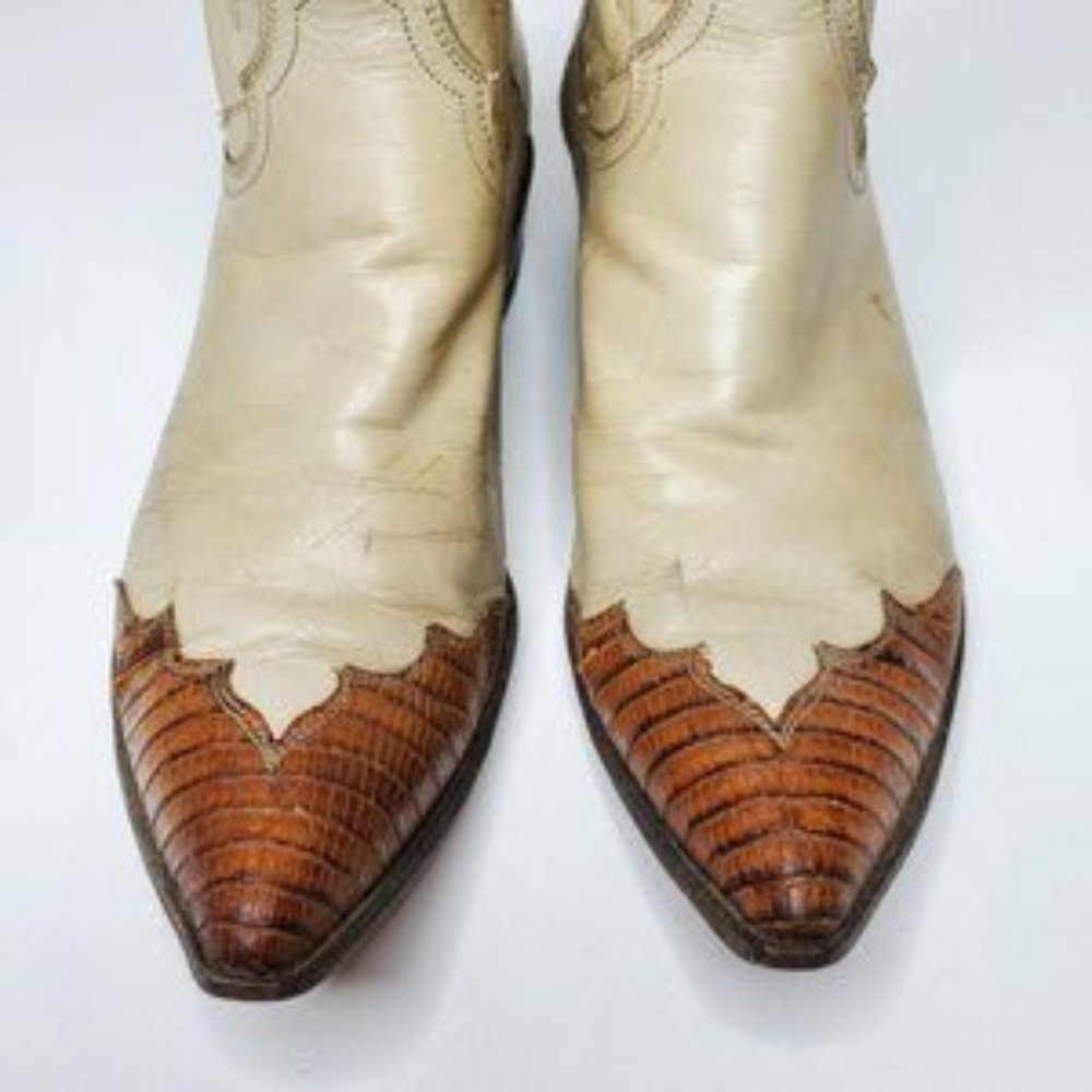 Old West Vintage Cowboy Boots Size 6